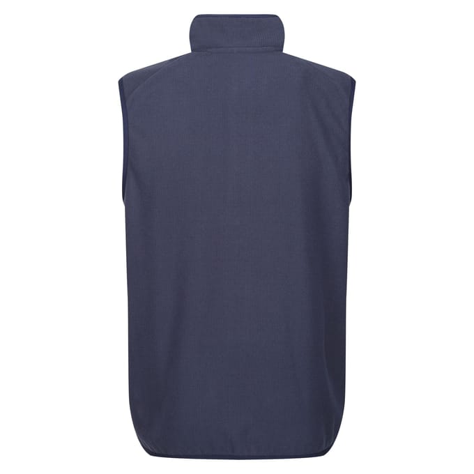 Regatta Heren Navigate Fleece Gilet (Marine/Seal Grijs)