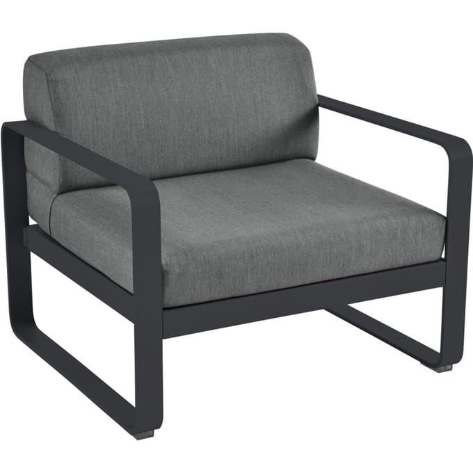 Fermob BELLEVIE fauteuil - 47 antraciet mat - A3 grafietgrijs