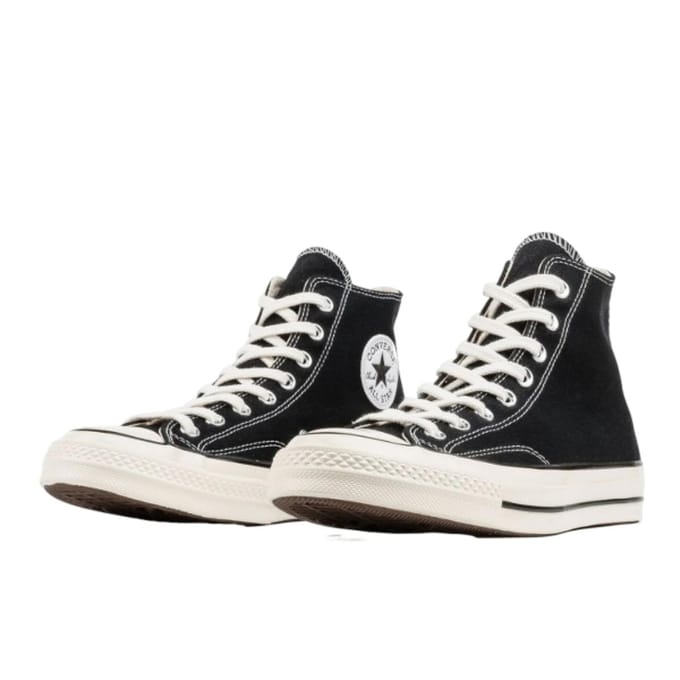 Converse Chuck 70 Toile Vintage Haut Noir Baskets Unisexe 162050C 38 gray