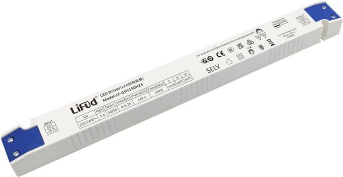Driver Lifud LF-GHY150H24 24V 150W IP20 Non-Flicker Linear