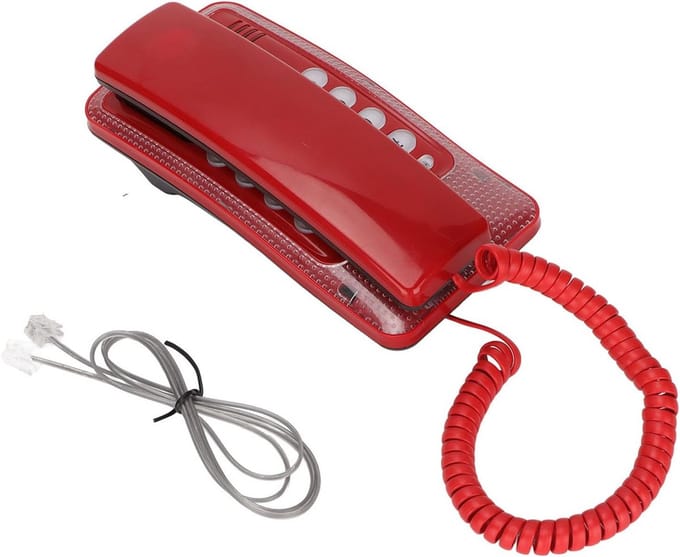 Vast Bedrade Telefoon met Ingebouwde Terugbel- en Pauzefunctie