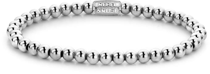 Rebel & Rose Stones Only Silver Shine - 4mm RR-40040-S-17.5 cm