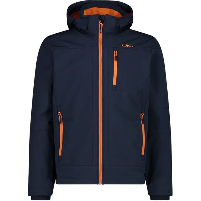 Cmp 3a01787n Softshelljack Blauw 3XL Man
