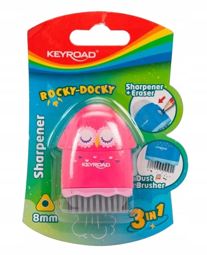 Keyroad Rocky-Docky Puntenslijper met Gum en Borstel