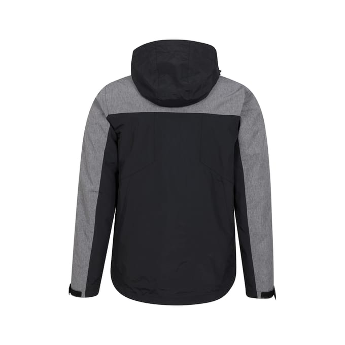 Mountain Warehouse Heren District Extreme 3 in 1 Waterdichte Jas (Zwart)