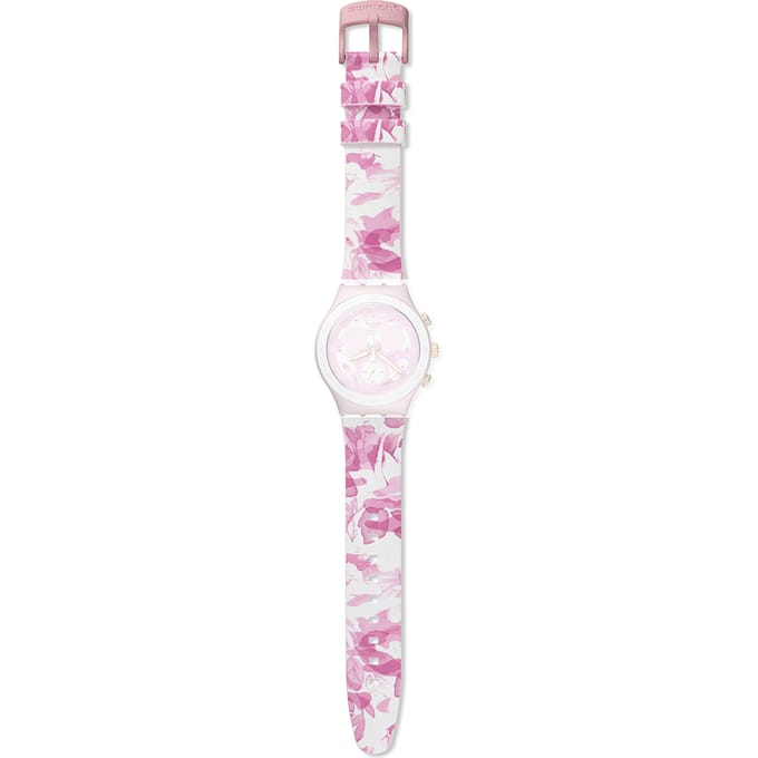 Swatch Irony - Chrono - YC AYCP1001 YCP1001 Rose Jungle Horlogeband