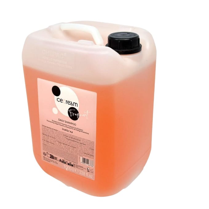Inebrya, Ice Cream Frequent, Shampoing Cheveux, Régénérant, Recharge, 10000 ml