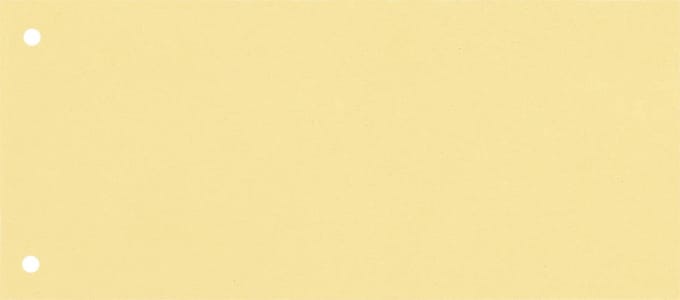Scheidingsstrook oxford 240x105mm 190gr geel | 30 stuks