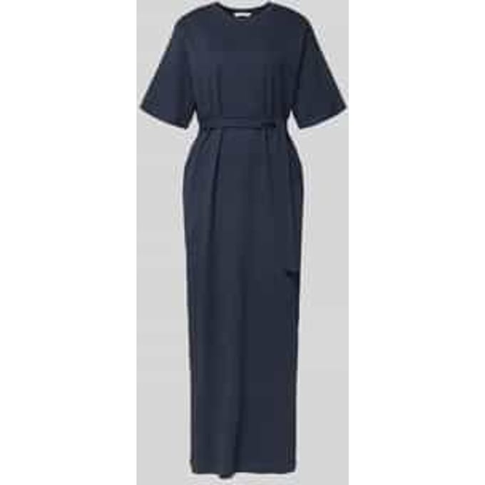loose fit maxi-jurk van puur katoen model ' ESSENTIAL'