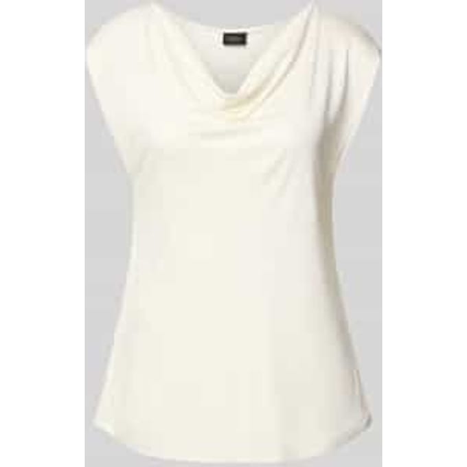 Regular fit blousetop van pure viscose