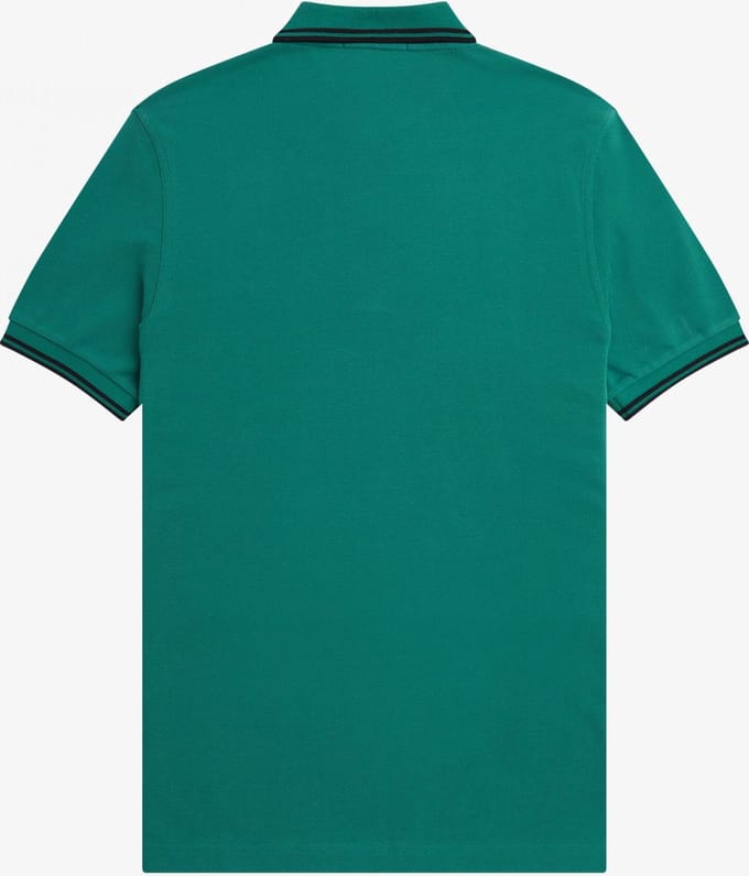 Fred Perry M3600 polo twin tipped shirt - pique - Deep Mint - Maat: M