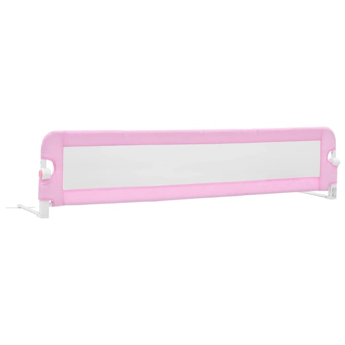 vidaXL Bedhekje peuter 180x42 cm polyester roze