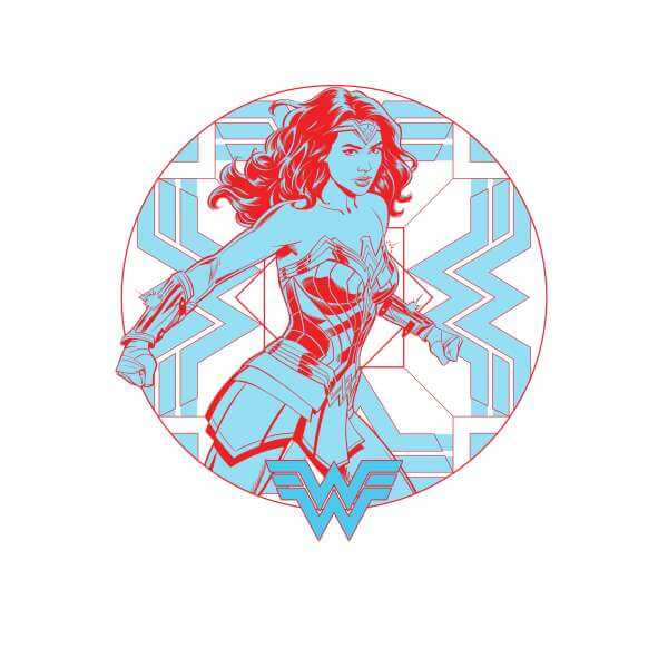 Wonder Woman Core Diana Sweatshirt - Wit - S
