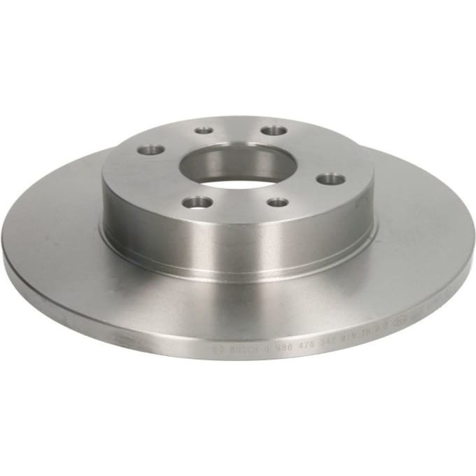 Remschijf BOSCH 0 986 478 342, voorkant, achter, volledig, 1 Stuk