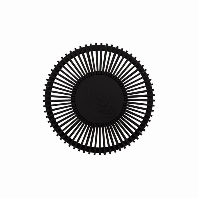 Umage Clava Up Wand-/ Plafondlamp Groot Zwart Zwart