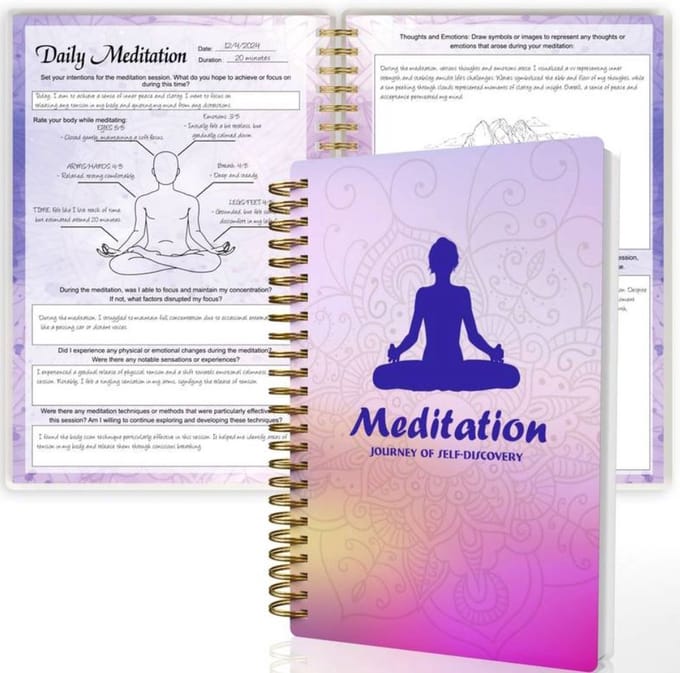 Meditatie journal - dagboek - notitieboek