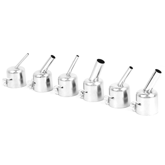 6 stuks schuine mondstuk 850 voor heteluchtpistool soldeer- desoldeerstation accessoires