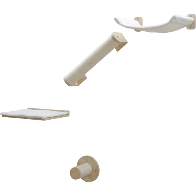 Kerbl Pet klimwand Alpen voor katten 4-delige set kattenaccessoires