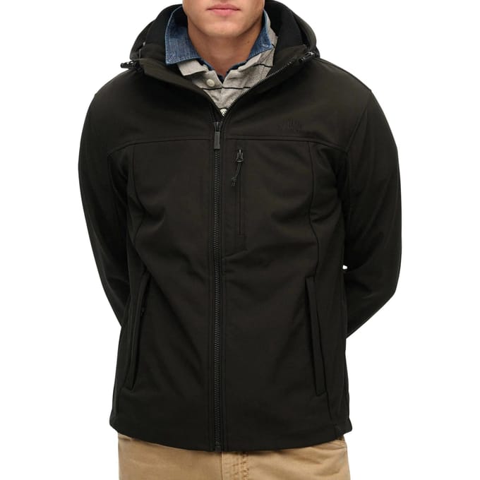 Superdry Hooded Trekker Softshell Jas Heren - Maat M