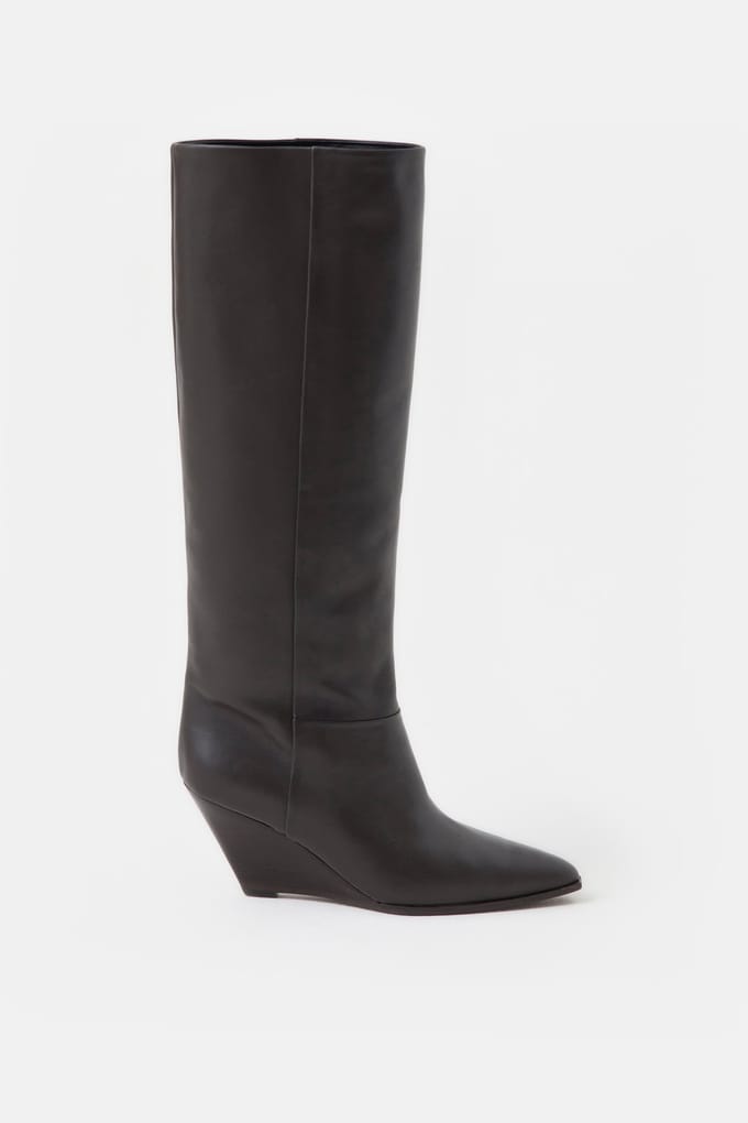 Closed Wedge Boot Shoes Chilly Chocolate Größe: 37 | Stiefel Outlet | Damen | Braun