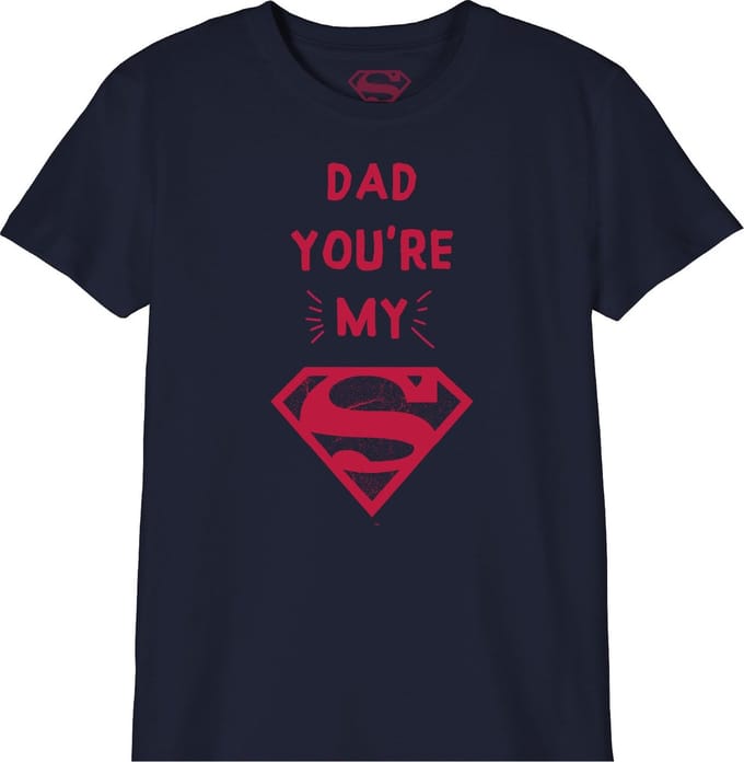 DC Comics - Dad, You're my Superman Child T-Shirt Black - 10 Years