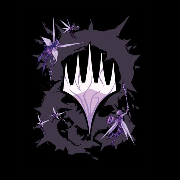 Magic The Gathering Throne of Eldraine Fairytale Women's T-Shirt - Black - S