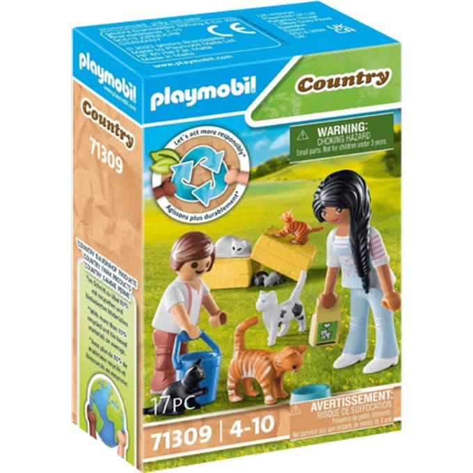 Playmobil 71309 Country Kattenfamilie (kunststof, )