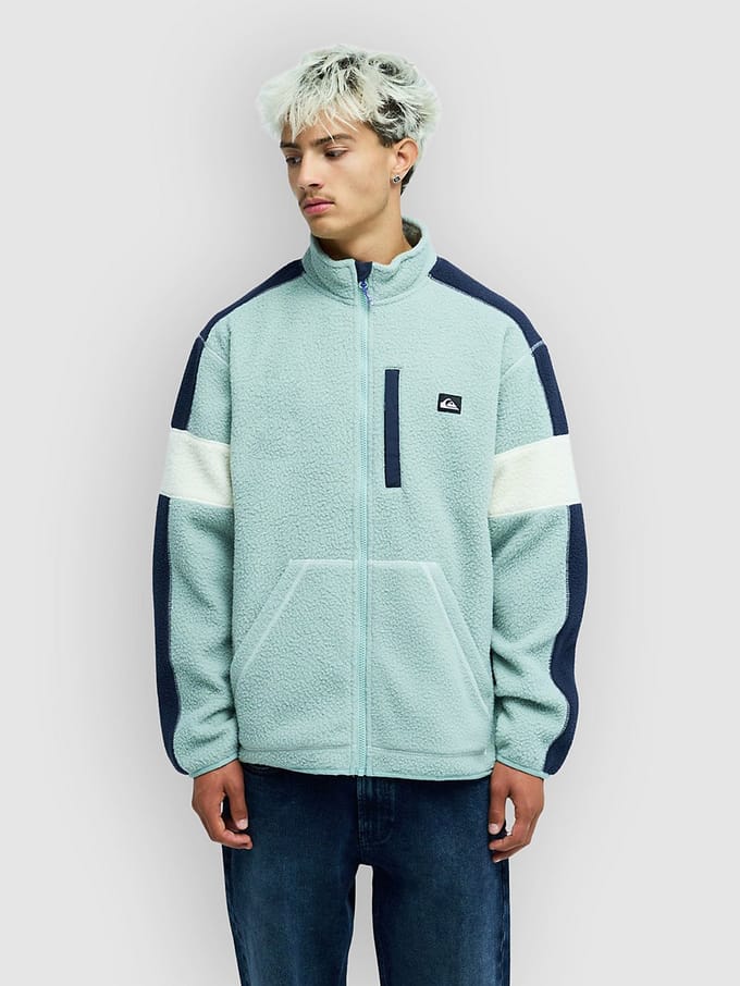 Quiksilver Clean Coast Block Fz Fleece Jas groen
