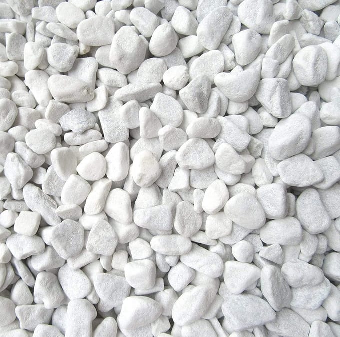 Witte Sierstenen Marmergrind 18-25 mm 10 kg
