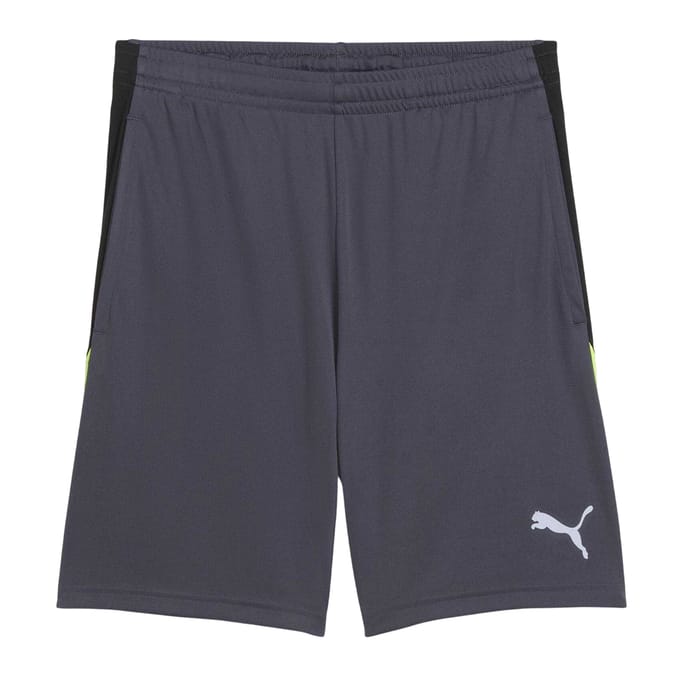 Puma Voetbalshorts voor heren – Individualliga (Grijs/Geel)