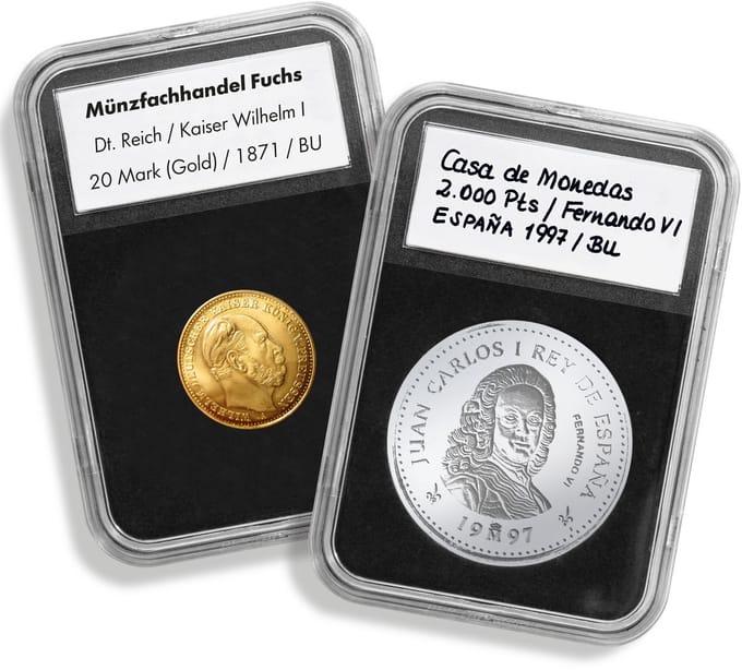 Muntcapsules Slab - geschikt voor munten Ø 35 mm. - QUICKSLAB