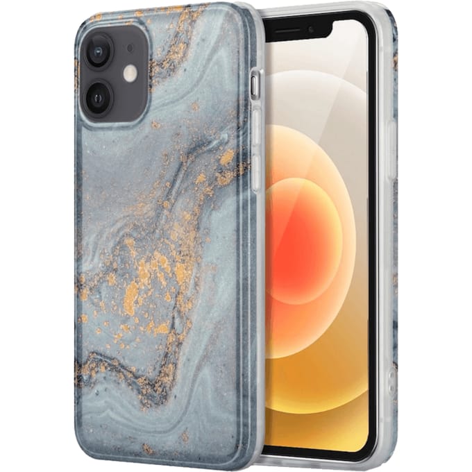 TwoTone iPhone 12 Mini Luxe Marble Style IV Backcover Meerkleurig