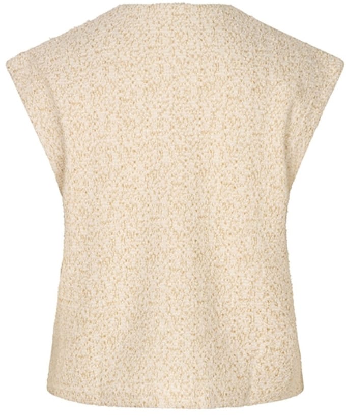 Lofty Manner Gilet Top Diandra Rg13 Beige Gold Dames Maat - M