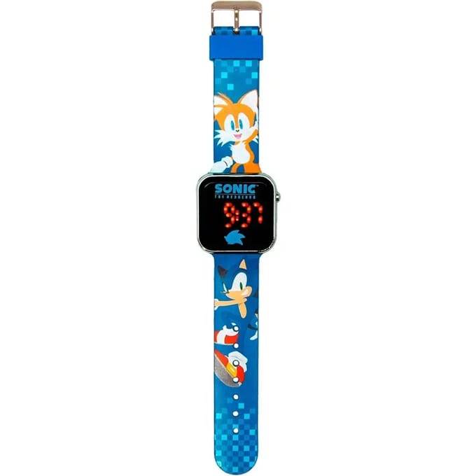 Digitale klok Sonic Kinderen LED-scherm Blauw Ø 3,5 cm