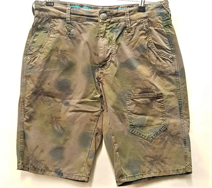 Cast Iron Broek Kort Camouflage Maat 28
