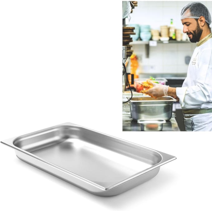 HENDI Gastronormbak – roestvast staal – 9L – 65mm hoog – stapelbaar