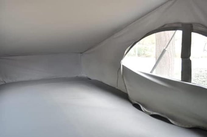Dakisolatie Camper - Thermo afdekking - Isoleren Hefdak - Zijdelingse Ritssluitingen - Voertuigspecifiek - Wit