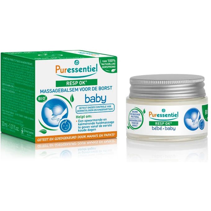 Puressentiel Resp OK Baby Borst Massagebalsem 30 ml