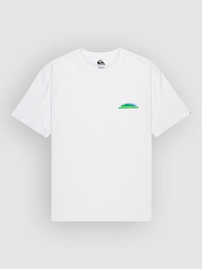 Quiksilver Ev Fade Spectrum T-shirt Met Korte Mouwen Wit M Man