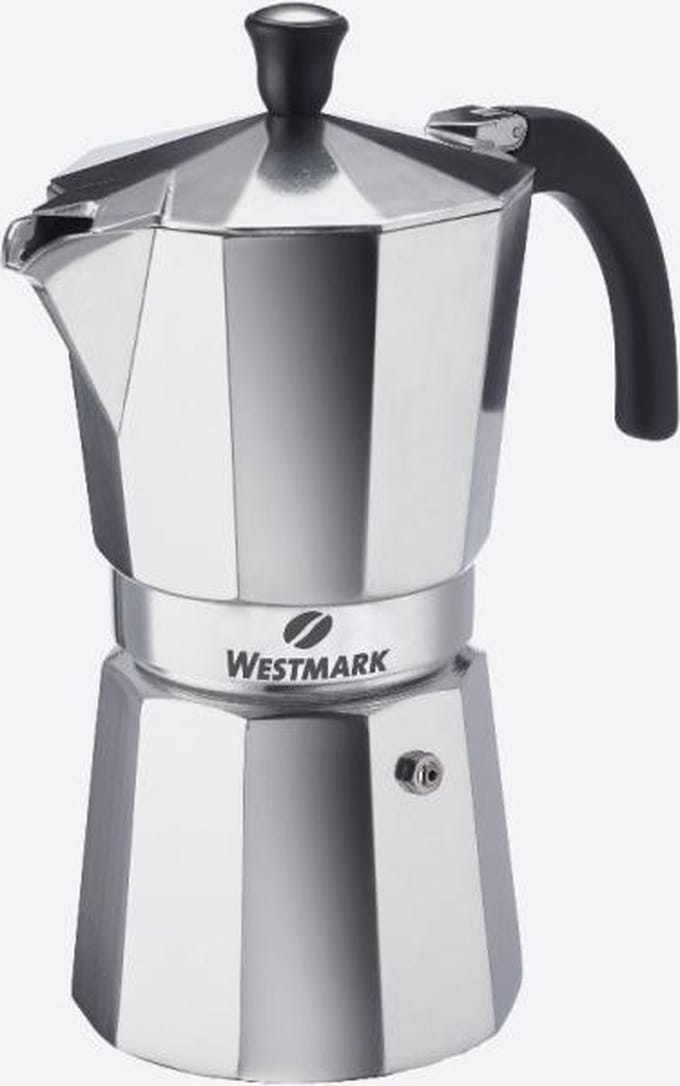 Westmark Brasilia 9-kops Italiaanse espressokan uit aluminium