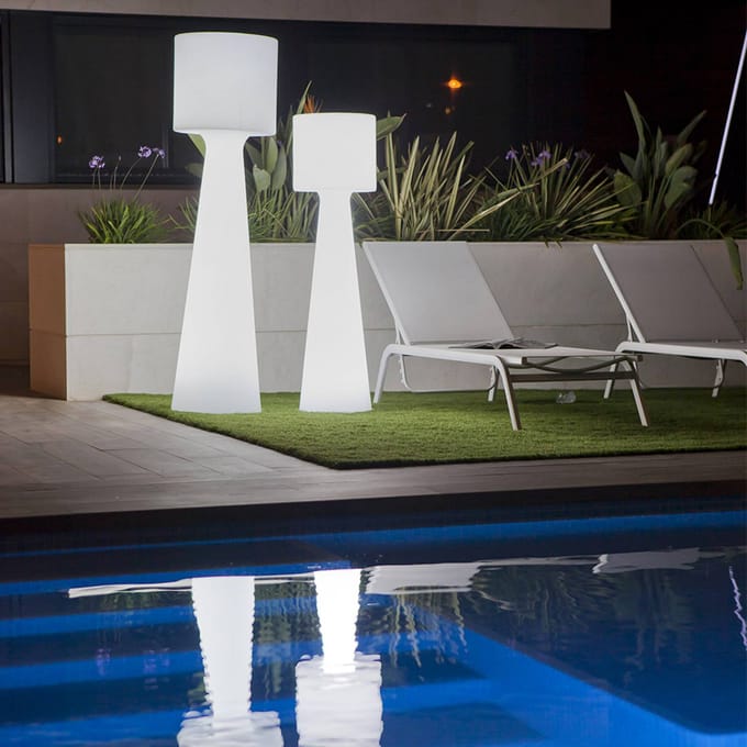 Newgarden Grace LED vloerlamp, accu, hoogte 170 cm