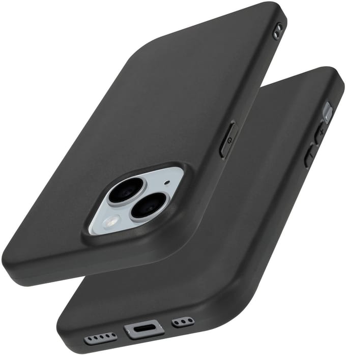 Mayaxess, Hoes Geschikt voor iPhone 15 Flexibele bescherming, Zwart