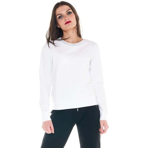 Sweaters Leone 1947 Woman Crewneck Crystal