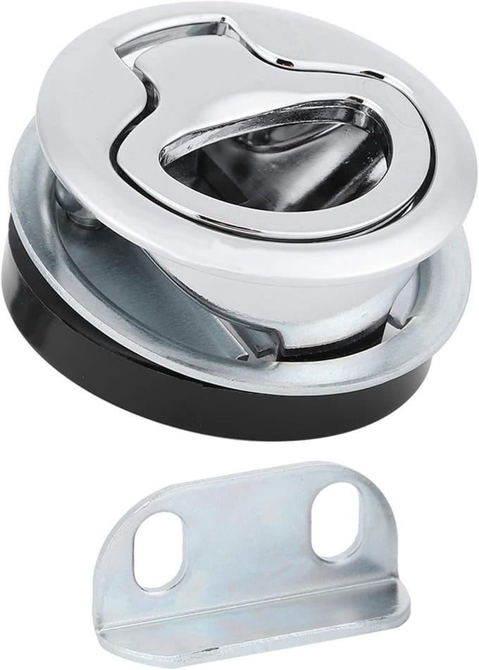 Roestvrijstalen Flush Pull Locker voor Marine Bootdeuren en Kasten - 2 Inch Lift Handle Accessoire