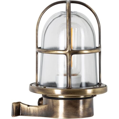 KS Verlichting Scheepslamp Caspian II Brons Helder Glas