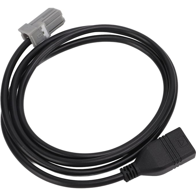 USB Female Adapterkabel Auto CD-speler MP3 MP4 Audio Conversiekabel Vervanging voor Mazda black
