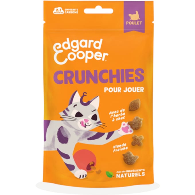 50g Edgard & Cooper Cat Crunchies kippensnacks