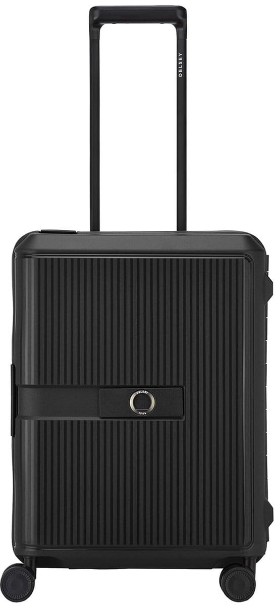 Delsey Vauban Handbagage Spinner 55 cm - 44 liter - 55x40x20 cm - zwart