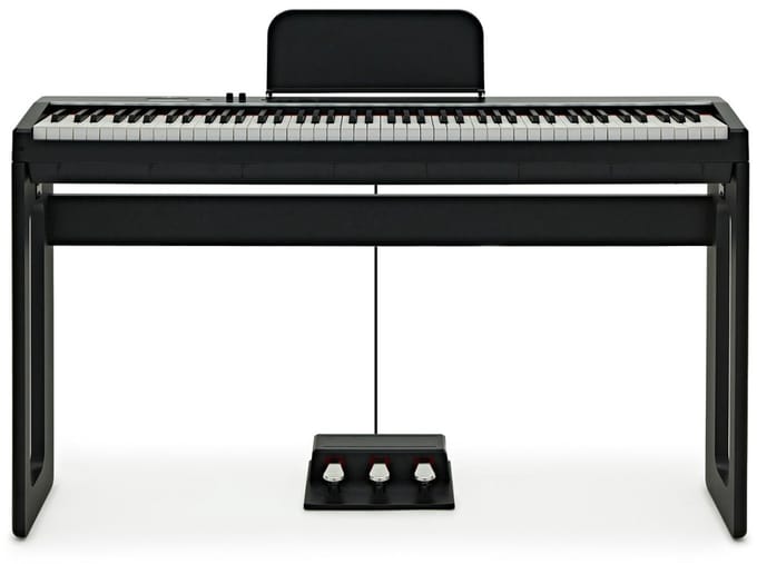 Keynote Compact Digital Upright Piano with Bluetooth, Black