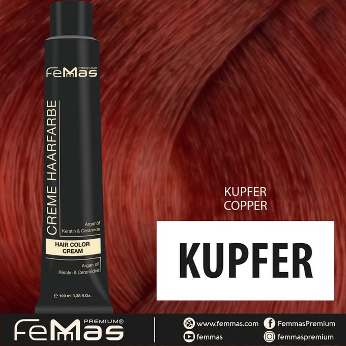 Femmas (Koper) - Haarverf - Puur & Mix 100ml
